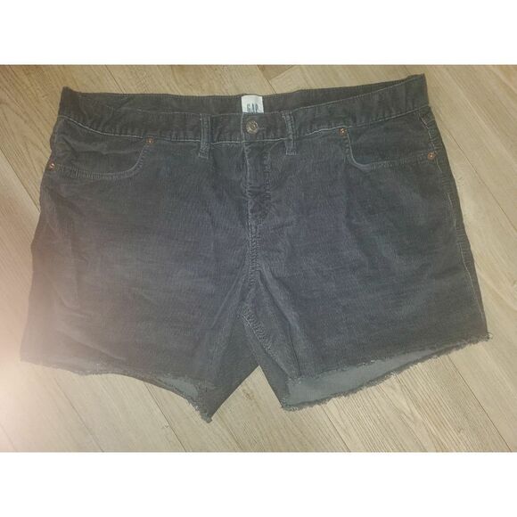 Gap Dark Gray Corduroy shorts Size 16. [WSB6009] - Picture 1 of 6